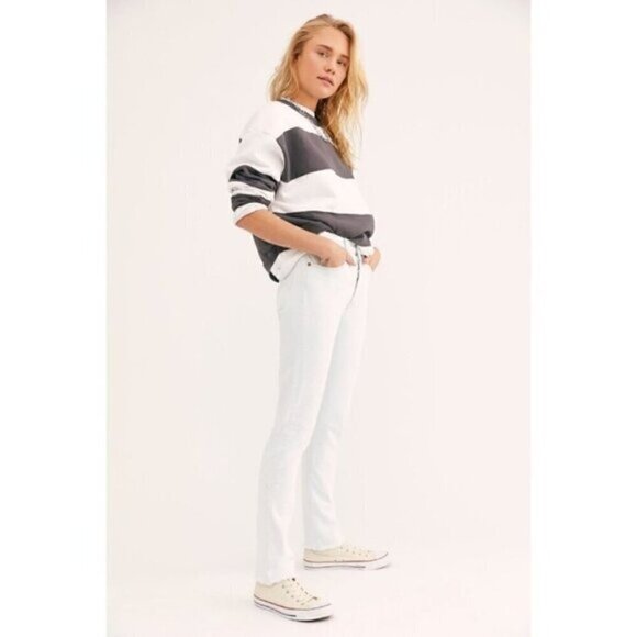 NWT Levi's Premium 501 High Rise Skinny Blue Light Wash Denim Jeans Size 30 - Picture 4 of 10